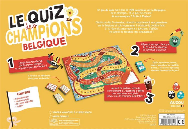 Produktbild: Le Quiz des Champions - Belgique