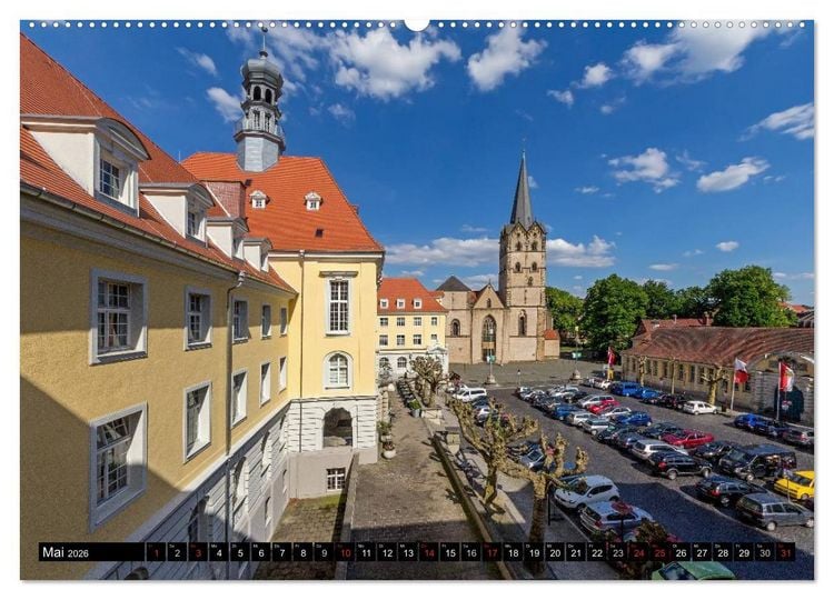 Produktbild: Herforder Ansichten (hochwertiger Premium Wandkalender 2026 DIN A2 quer), Kunstdruck in Hochglanz
