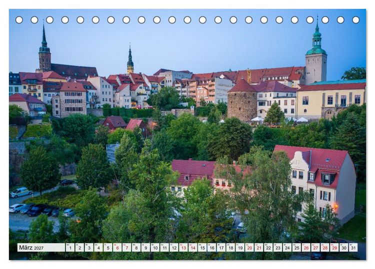 Produktbild: Bautzen - Sorbisches Zentrum in der Oberlausitz (Tischkalender 2027 DIN A5 quer), CALVENDO Monatskalender