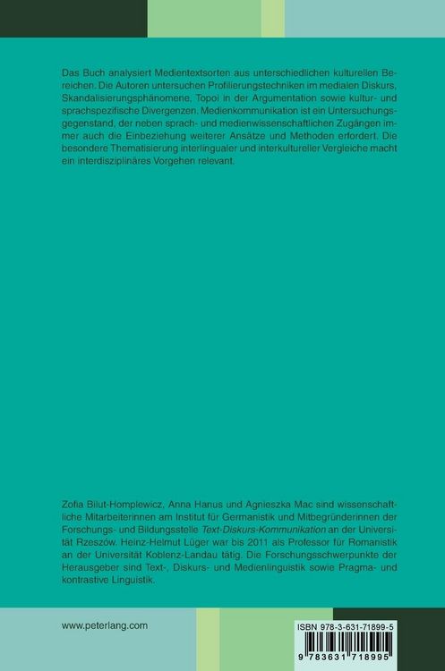 Produktbild: Medienlinguistik und interdisziplin&auml;re Forschung II