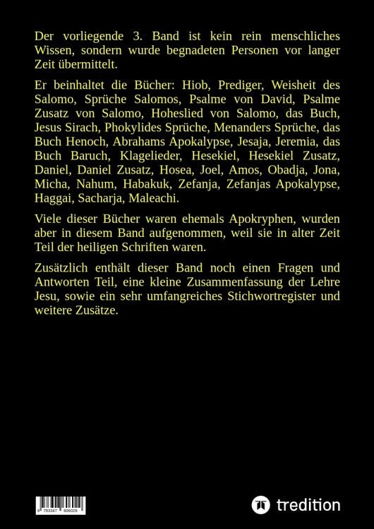 Produktbild: 3. Band von Neuaufbau der Urbibel