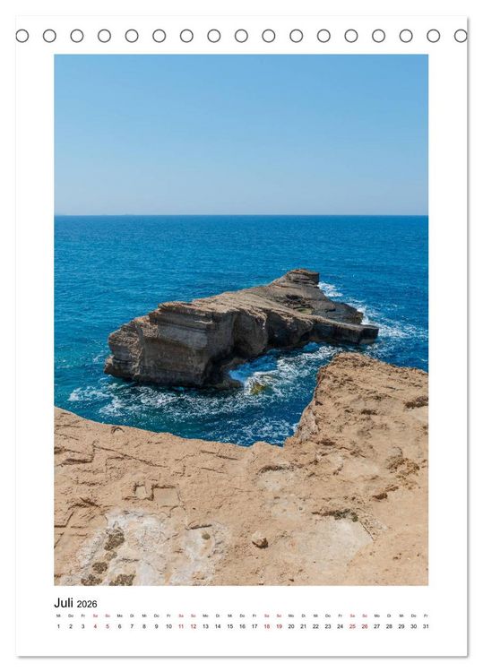Produktbild: Rhodos, die Sonneninsel (Tischkalender 2026 DIN A5 hoch), CALVENDO Monatskalender