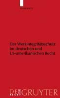 Produktbild: Werkintegrit&auml;tsschutz im deutschen und US-amerikanischen Recht