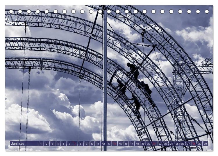Produktbild: Abstrakte Architektur (Tischkalender 2026 DIN A5 quer), CALVENDO Monatskalender