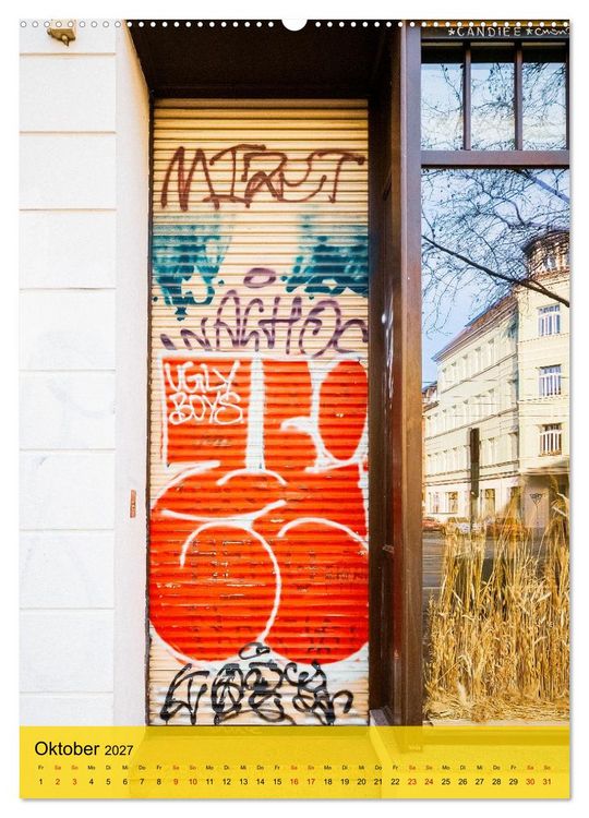 Produktbild: Plagwitz kunterbunt - Leipzigs wildester Stadtteil (Wandkalender 2027 DIN A2 hoch), CALVENDO Monatskalender