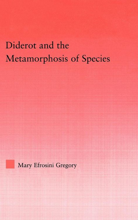 Produktbild: Diderot and the Metamorphosis of Species