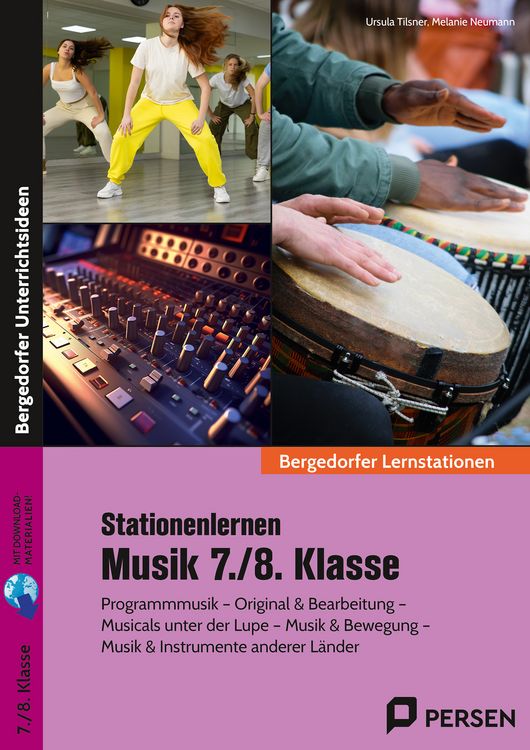 Produktbild: Stationenlernen Musik 7./8. Klasse