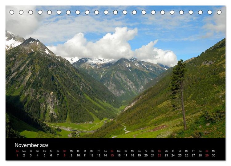 Produktbild: Alpen Impressionen (Tischkalender 2026 DIN A5 quer), CALVENDO Monatskalender