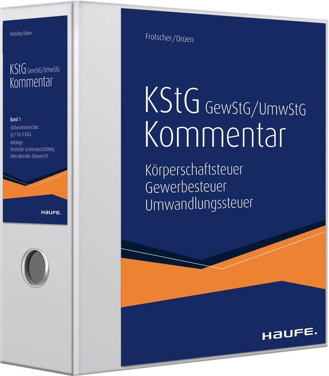 Produktbild: Kommentar zum K&ouml;rperschaft-, Gewerbe- und Umwandlungssteuergesetz