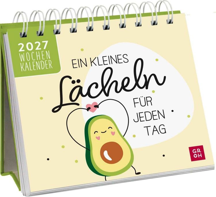 Produktbild: Mini-Wochenkalender 2027: Ein kleines L&auml;cheln f&uuml;r jeden Tag