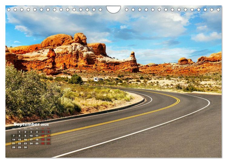 Produktbild: Arches Road Trip (Wall Calendar 2026 DIN A4 landscape), CALVENDO 12 Month Wall Calendar