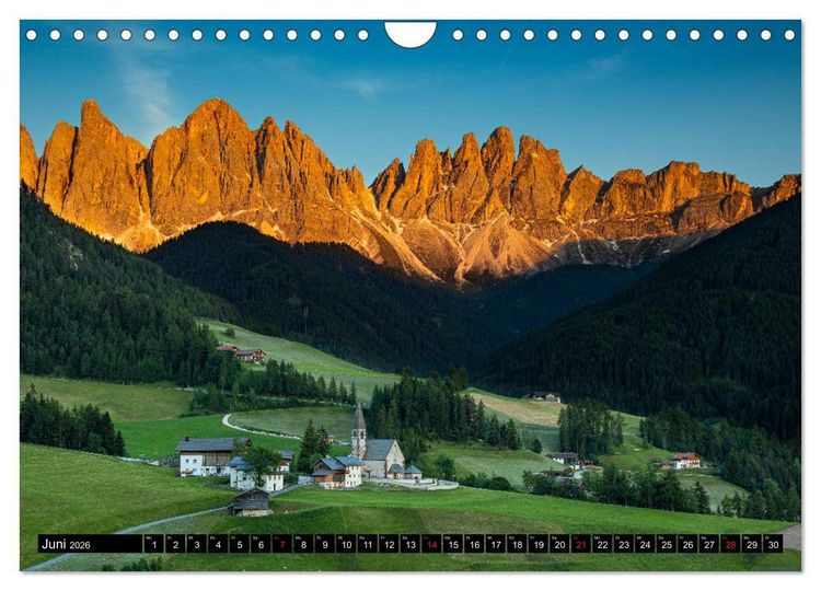 Produktbild: Wundervolle Orte (Wandkalender 2026 DIN A4 quer), CALVENDO Monatskalender