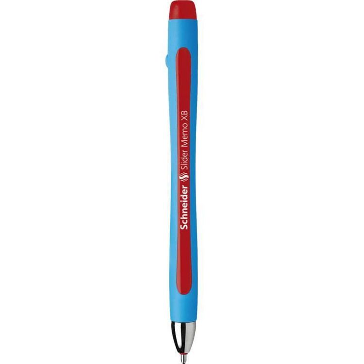 Produktbild: Kugelschreiber Slider Memo XB, Kappenmodell, rot, Schaftfarbe:...