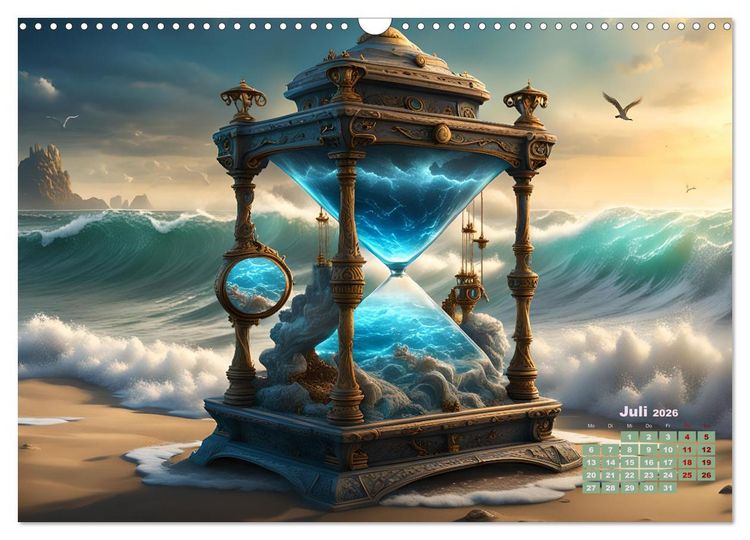 Produktbild: Magische Sanduhren (Wandkalender 2026 DIN A3 quer), CALVENDO Monatskalender