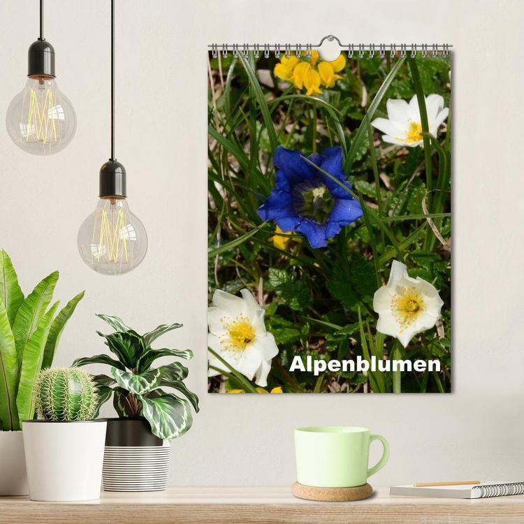 Produktbild: Alpenblumen (Wandkalender 2026 DIN A4 hoch), CALVENDO Monatskalender