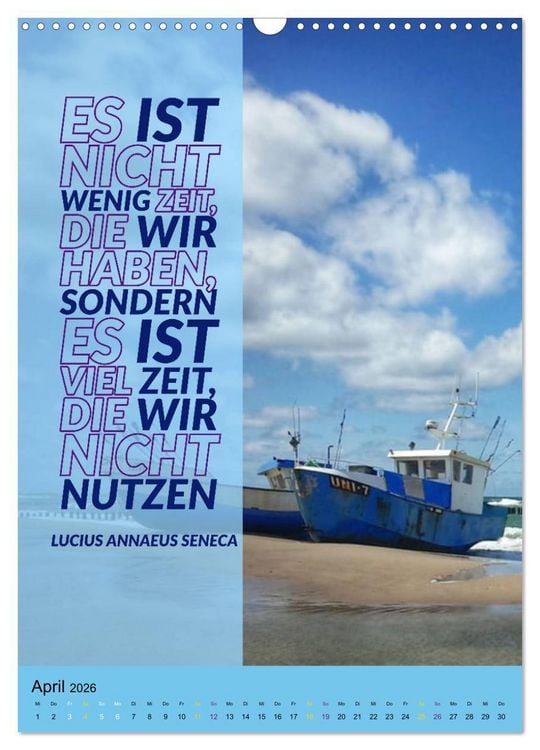 Produktbild: Aktiviere Deine Motivation Weisheiten und Spr&uuml;che (Wandkalender 2026 DIN A3 hoch), CALVENDO Monatskalender