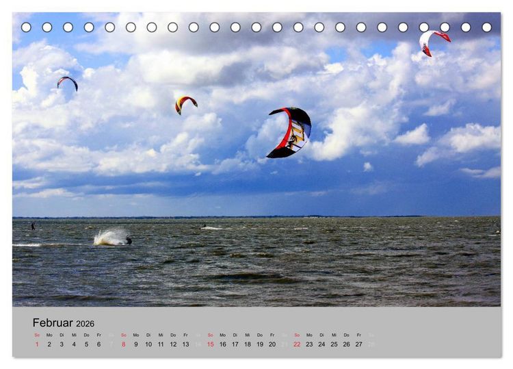 Produktbild: Ostfriesland an der Nordseek&uuml;ste (Tischkalender 2026 DIN A5 quer), CALVENDO Monatskalender