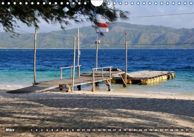 Produktbild: Gili Nanggu - Paradiesische kleine Insel (Wandkalender immerw&auml;hrend DIN A4 quer)