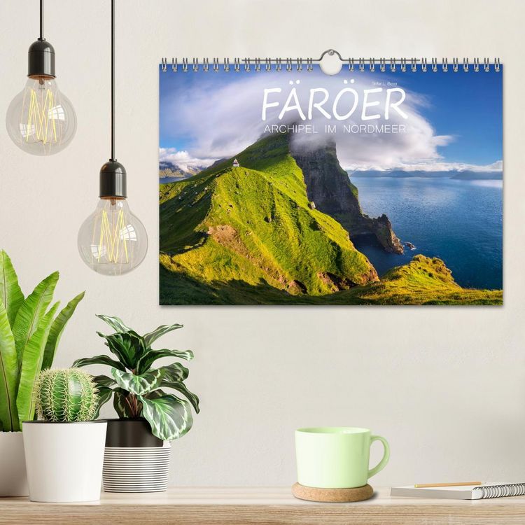 Produktbild: F&auml;r&ouml;er - Archipel im Nordmeer (Wandkalender 2026 DIN A4 quer), CALVENDO Monatskalender