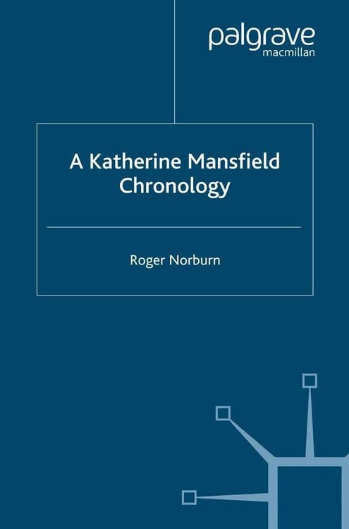 Produktbild: A Katherine Mansfield Chronology