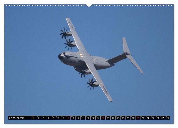 Produktbild: Augenblicke in der Luft: Airbus A400M (Wandkalender 2026 DIN A2 quer), CALVENDO Monatskalender