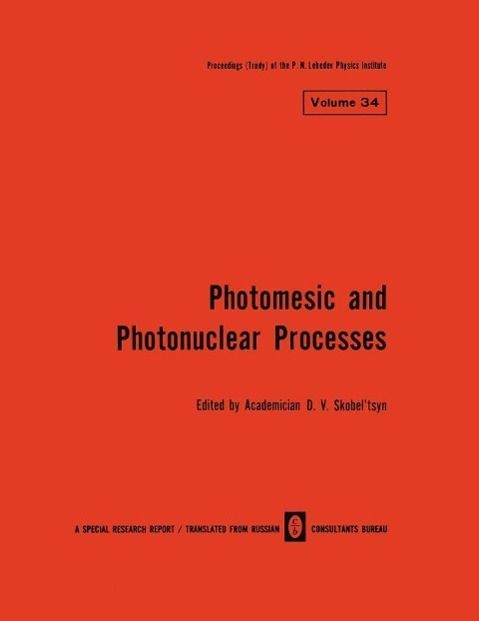 Produktbild: Photomesic and Photonuclear Processes