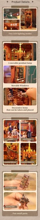Produktbild: Book Nook DIY B&uuml;cherecke Violin Detective Agency