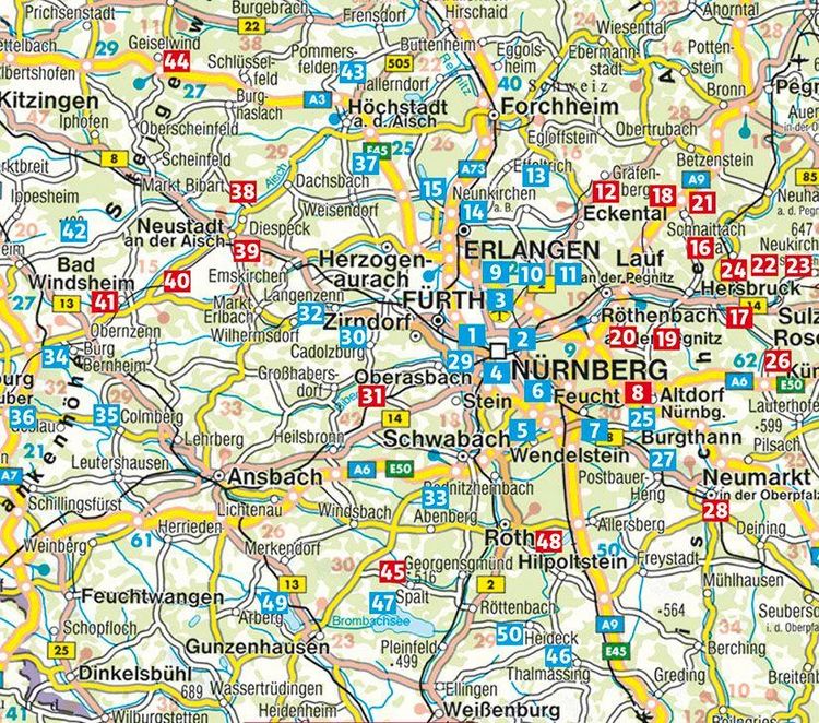 Produktbild: ROTHER Wanderf&uuml;hrer Rund um N&uuml;rnberg