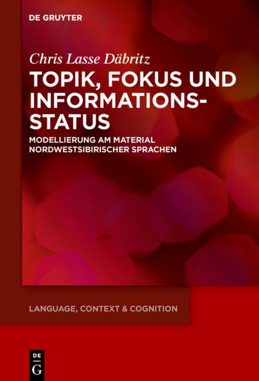 Produktbild: Topik, Fokus und Informationsstatus