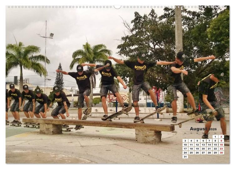 Produktbild: Skater. Skateboarding-Impressionen (hochwertiger Premium Wandkalender 2026 DIN A2 quer), Kunstdruck in Hochglanz
