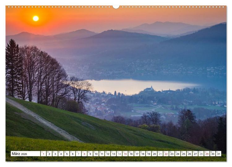 Produktbild: Ein Fr&uuml;hling am Traunsee - Vertr&auml;umte Ansichten (Wandkalender 2026 DIN A2 quer), CALVENDO Monatskalender