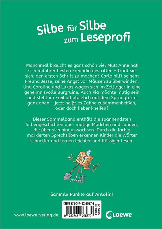Produktbild: Die besten Silbengeschichten zum Lesenlernen - Geschichten, die Mut machen