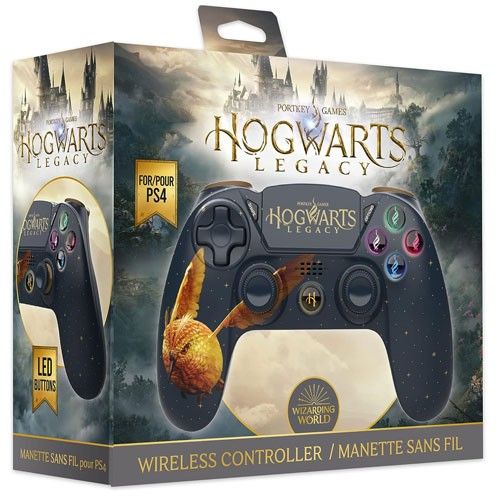 Produktbild: Harry Potter: Wireless Controller - Hogwarts Legacy Golden Snidget [PS4]