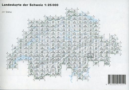 Produktbild: Swisstopo 1 : 25 000 Spl&uuml;genpass