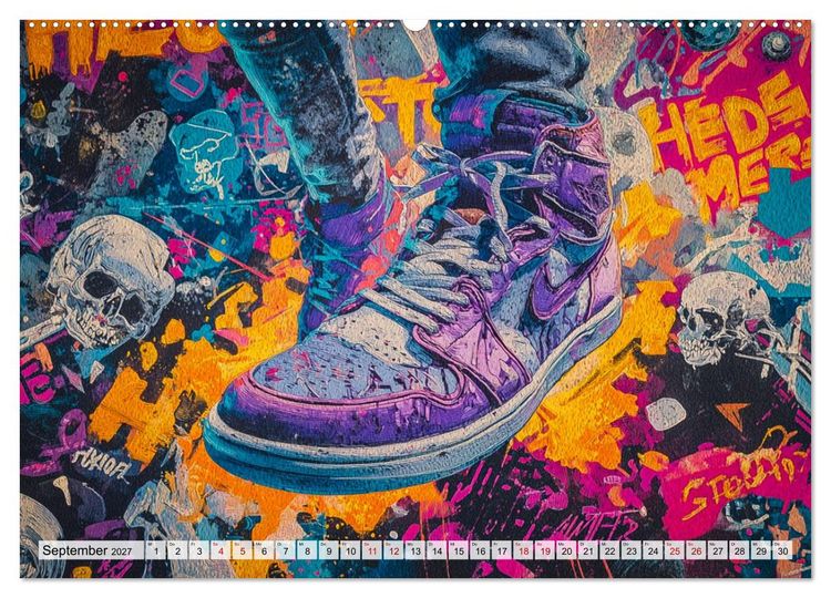 Produktbild: City Beats - Graffiti Dreams (hochwertiger Premium Wandkalender 2027 DIN A2 quer), Kunstdruck in Hochglanz