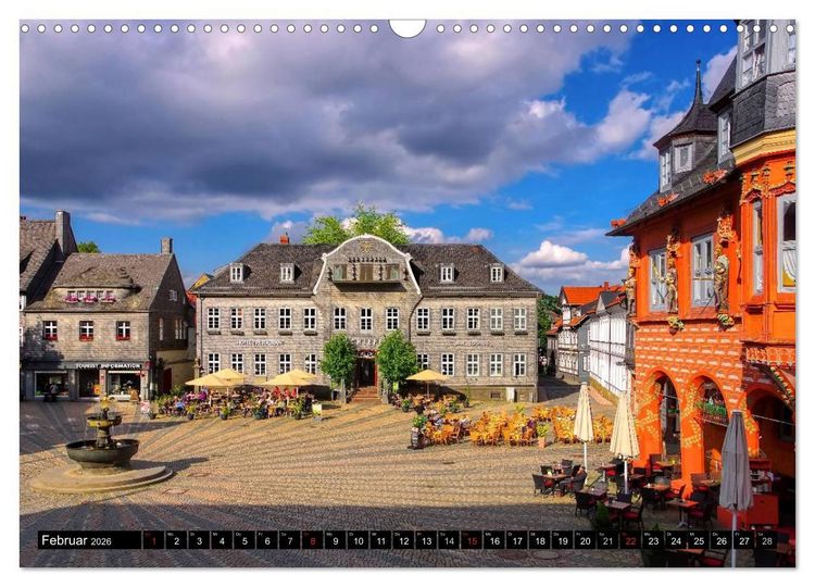 Produktbild: Goslar - Hanse- und Kaiserstadt im Harz (Wandkalender 2026 DIN A3 quer), CALVENDO Monatskalender
