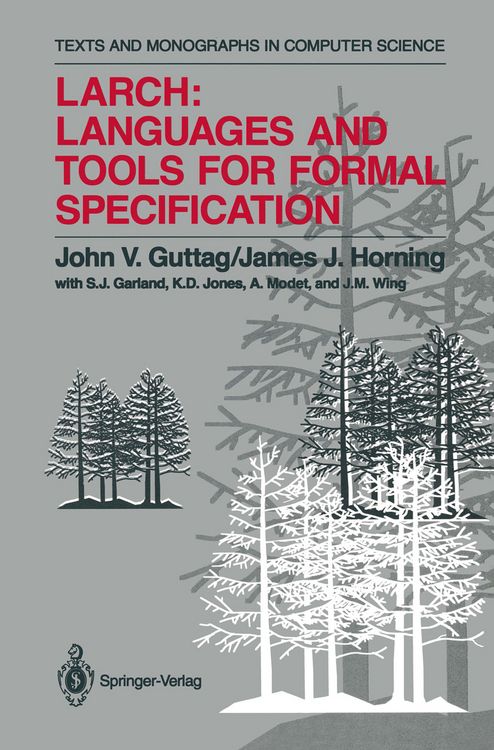 Produktbild: Larch: Languages and Tools for Formal Specification
