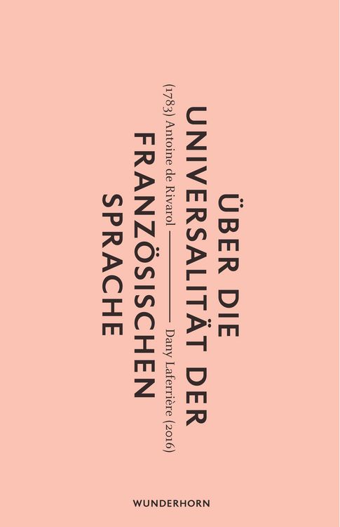 Produktbild: &Uuml;ber die Universalit&auml;t der Franz&ouml;sischen Sprache