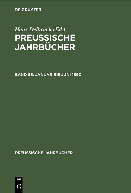 Produktbild: Januar bis Juni 1890