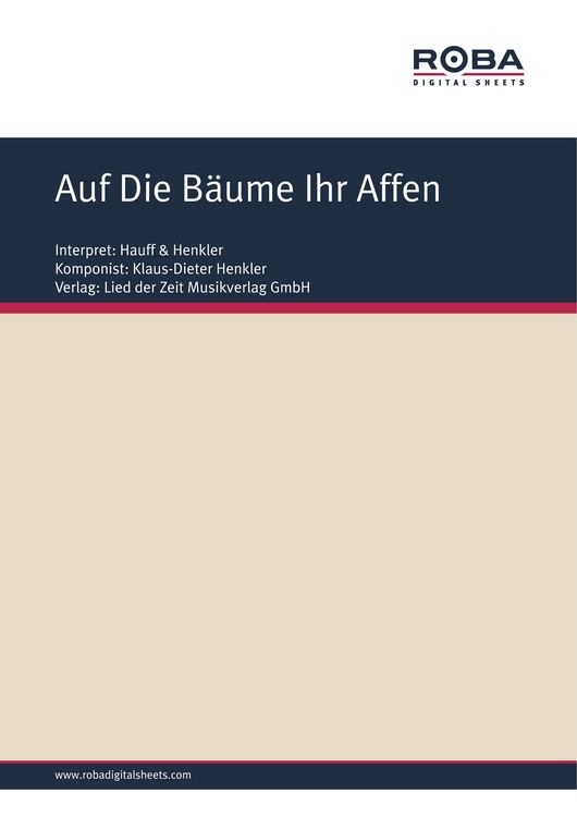 Produktbild: Auf Die B&auml;ume Ihr Affen