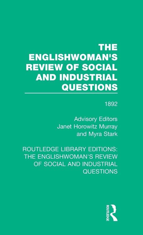 Produktbild: The Englishwoman's Review of Social and Industrial Questions