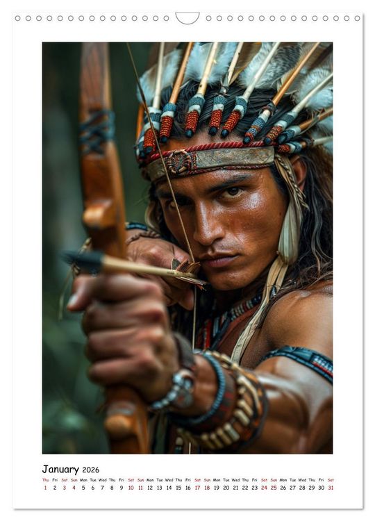 Produktbild: The Timeless Art of Archery (Wall Calendar 2026 DIN A3 portrait), CALVENDO 12 Month Wall Calendar