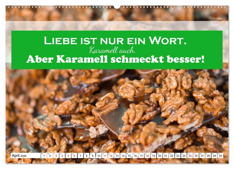 Produktbild: Liebe aus Zucker (Wandkalender 2026 DIN A2 quer), CALVENDO Monatskalender
