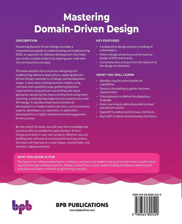 Produktbild: Mastering Domain-Driven Design