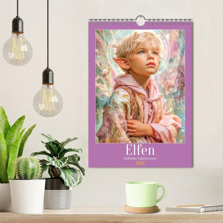 Produktbild: Elfen - Geliebte Fabelwesen (Wandkalender 2027 DIN A4 hoch), CALVENDO Monatskalender