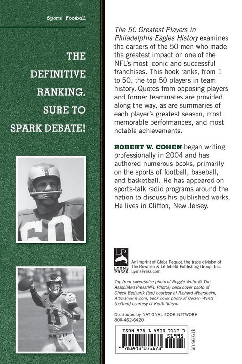 Produktbild: The 50 Greatest Players in Philadelphia Eagles History