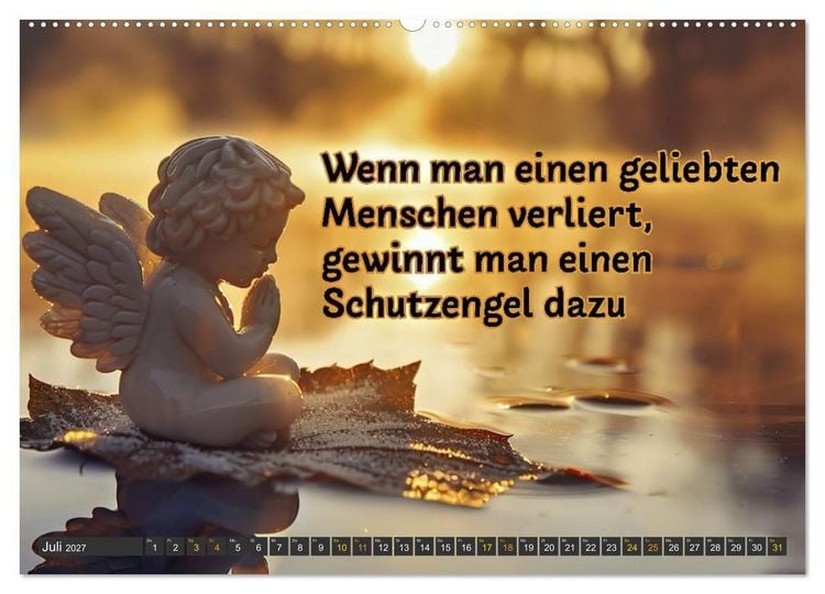 Produktbild: Trost - in stillen Momenten (hochwertiger Premium Wandkalender 2027 DIN A2 quer), Kunstdruck in Hochglanz