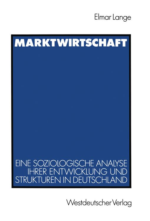 Produktbild: Marktwirtschaft