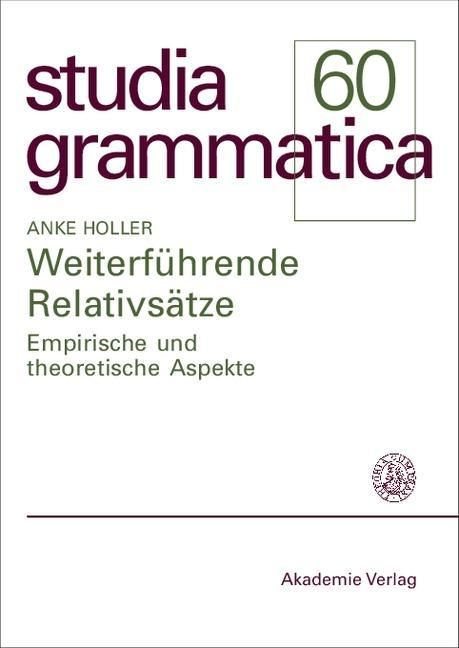 Produktbild: Weiterf&uuml;hrende Relativs&auml;tze