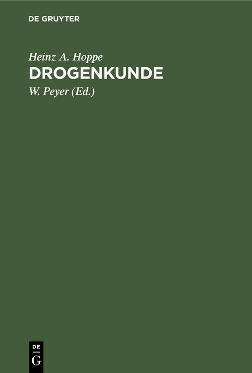 Produktbild: Drogenkunde